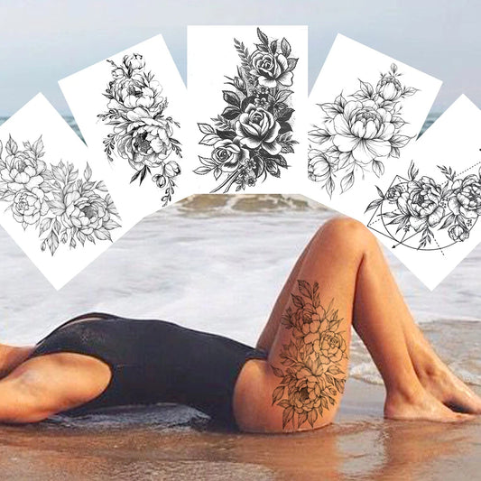 Large Temporary Water-proof Tattoos For Women