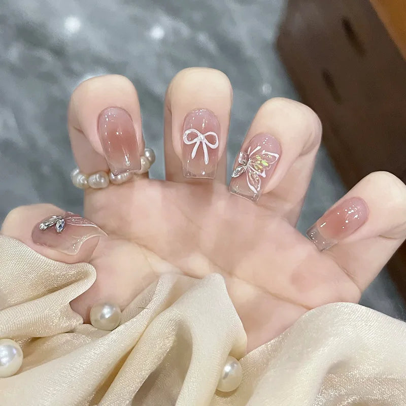 10pcs Premium Handmade Press on Nails Set