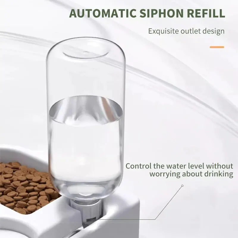 Heart Shaped Automatic Water Refill Food/Water Bowl.