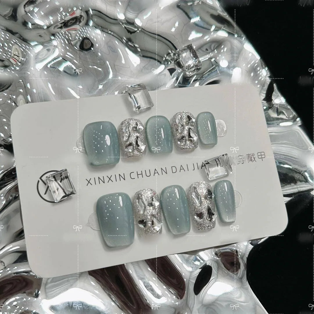10pcs Premium Handmade Press on Nails Set