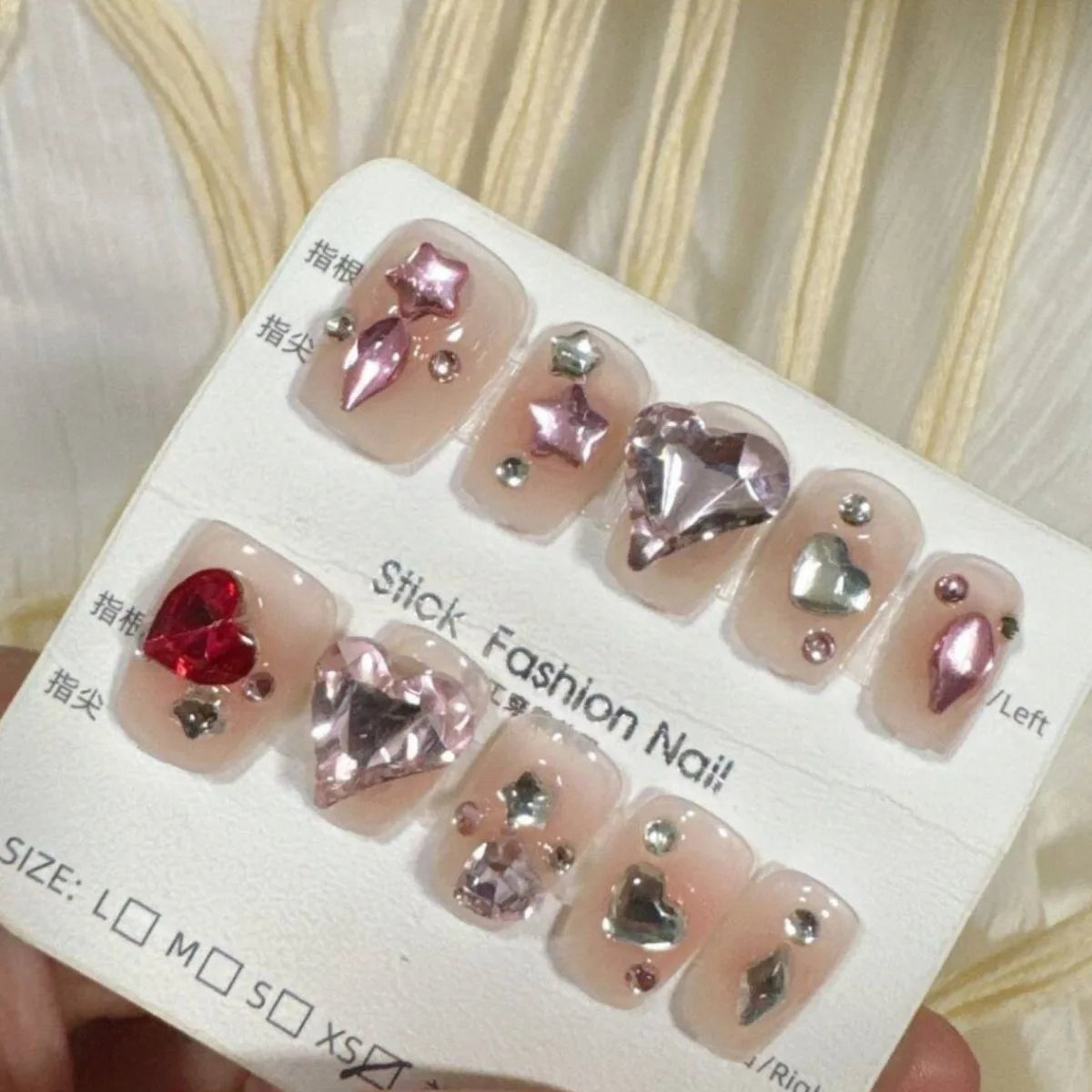 10pcs Premium Handmade Press on Nails Set