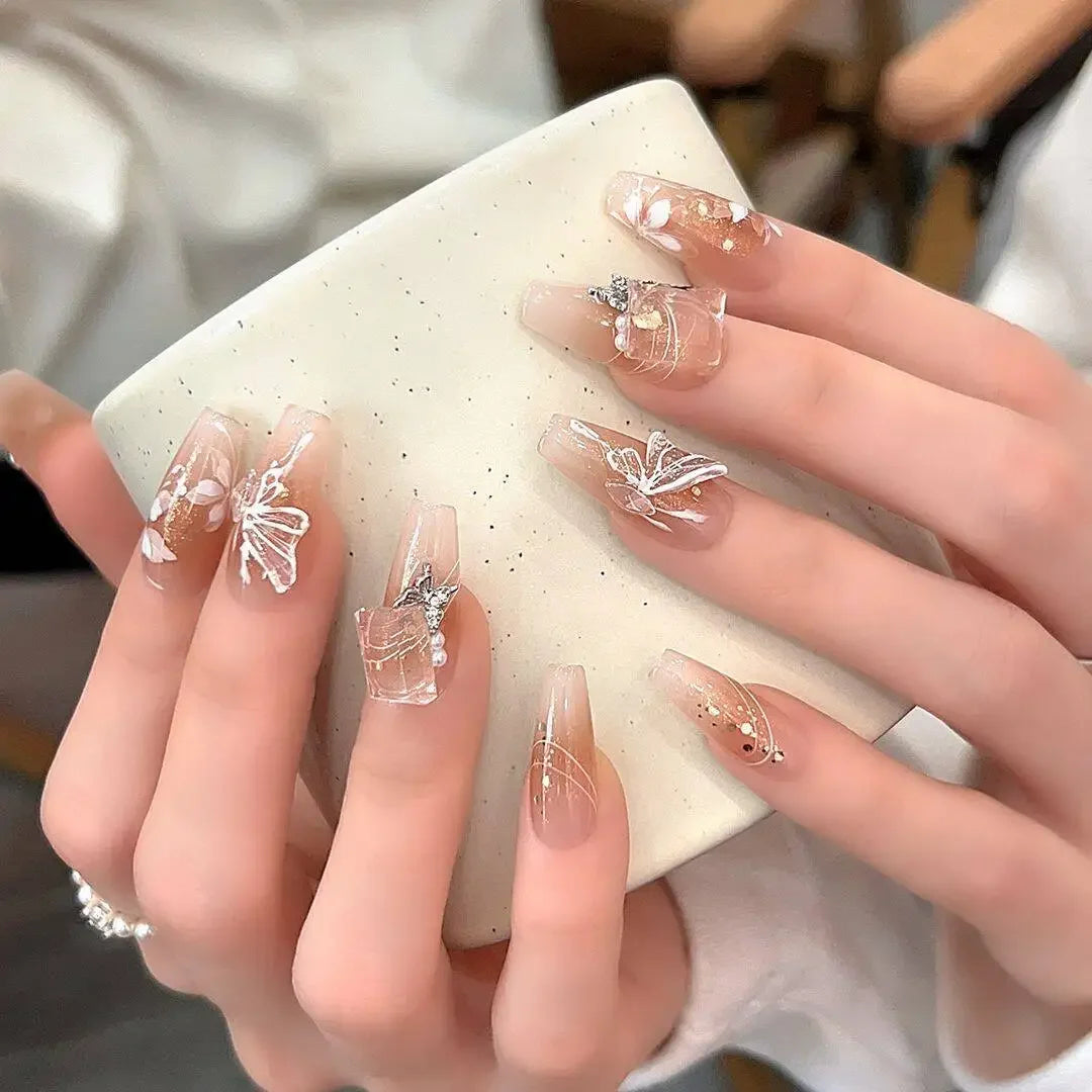 10pcs Premium Handmade Press on Nails Set