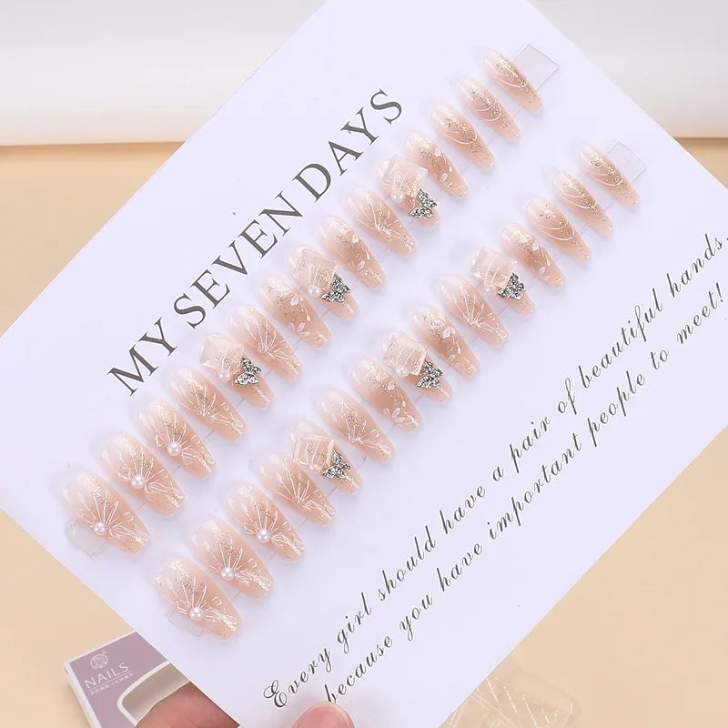 10pcs Premium Handmade Press on Nails Set